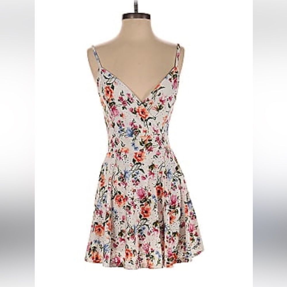 J for Justify Colorful A-Line Floral Strappy Dress